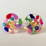 【期間限定価格‼︎】カラフル透明ピアス