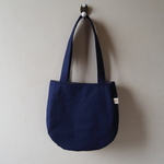 ソコダケ・丸トートバッグ（navy)