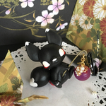 黒狐様の木ノ実提灯フィギュア♪