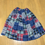 ハンドメイドパッチワークスカート