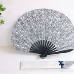 【お試しSALE】Flower扇子*リバティFitzgeraldブラック