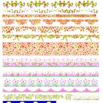 レジン封入シート.AKI.001-02秋.ぶどう.もみじ.花.色付け