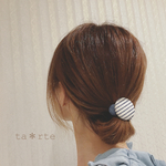 デニム・ヒッコリー風✼﻿ヘアゴム