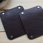 牛革製【持ち手カバー】（長さ１２ｃｍ　厚さ２．５ｍｍ）