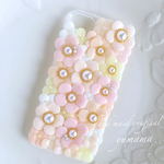 お花のiPhoneケース♡オータムパステル《送料無料》