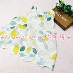 marumarimasu様専用♡レモン柄ミニワンピ&フリルかぼちゃ&ハーフパンツ