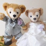 ウェディングドレス＆タキシード*ペアセット（ダッフィー＆シェリーメイＳサイズモデル）
