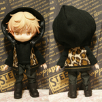 オビツ11　服　豹柄パーカー　単品 