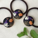 刺繍ヘアゴム ハロウィン