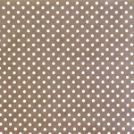 布 50×53 ブラウンドット 国産プリント
