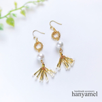 sparkle perl ピアス/イヤリング/樹脂ピアス