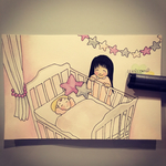 似顔絵ポストカード描きます(♡´▽`♡)