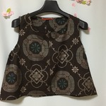 着物リメイク　銘仙のベスト