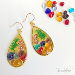 再* 金魚鉢風ティアドロップピアス/イヤリング