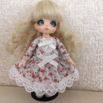 (セール品)オビツ11 用花柄ワンピース