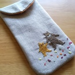 刺繍 メガネ入れ
