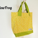 <sale!>つれていこうbag  Smiley Flowers マスタード