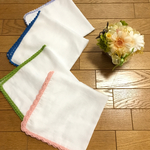 柔らかガーゼハンカチ(刺繍入れ)