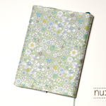 リバティのブックカバー (ジューンズ・メドウ　グリーン)