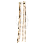 ERG-529-G【2個入り】サークルチェーンピアスキャッチ,CZ Circle Chain Earring Back