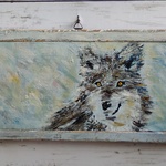 猫安堂アート　狼