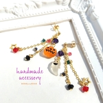 再×15🎃賑やかハロウィン.アシンメトリーピアス
