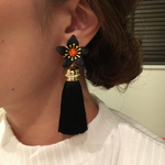 送料無料♡2way ♡お花とタッセルのピアス