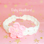 再販3Flower Baby  Headband(赤ちゃん用ヘアバンド)