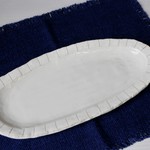 おしゃれな　楕円長皿（とぐさ）　0606-0001