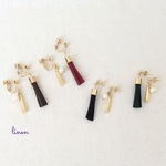 秋冬♪　スエードタッセル　ピアス