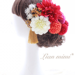 新作♡Lian mimi*和装髪飾りNo.66／結婚式／成人式／卒業式