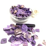 【穴無】希少　チャロアイト　さざれ石　20ｇ