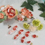 kaomoko様ご依頼品　つまみ細工の花髪飾り　　七五三＊成人式＊卒業式