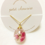 SALE♡かすみ草のハーバリウムネックレス