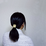 ＊brass＊しかくいヘアゴム