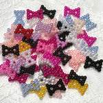 デコ・ハンドメイド★つぶつぶパール（リボン） 100個