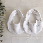 Baby bib⋆ライオン×グレードット
