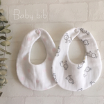 Baby bib⋆ライオン×ピンクドット