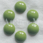 A217 olive simple カボション (6個)A217