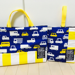 ri2015様専用☺︎北欧 ★ 車柄のレッスンバッグとシューズ袋