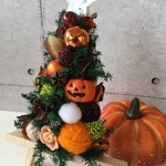 【再販×26】人気シリーズ★　ハロウィンツリー　スタンド型アレンジ②