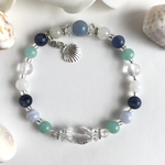 ✨『 Blue Moon〜月と海の間 』ハワイアンパワーストーンブレスレット