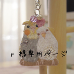 ☆R様専用ページ☆うちの子仕様 バックチャーム