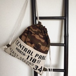 ★再再再再再再再入荷★迷彩柄ナップサック【送料無料】