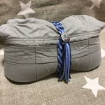   ズパゲッティ 抱っこ紐 収納ベルト☆ デニム×ブルー