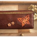 ＊蝶とお花の長財布
