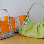 ★P様オーダー品★ リバティ Tresco（トレスコ）×帆布のワンハンドルバッグ ＆ Reef（リーフ） ×帆布 のショルダーバッグ ＆ Small Susanna（スモール・スザンナ）のミニトート