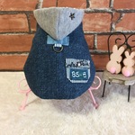 ＊オーダー品＊ うさぎハーネス　デニムパーカー