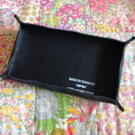 ＊sale＊ヌメ革トレイ ブラック