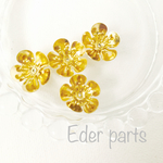 【4個】真鍮 Flower beads cap